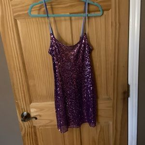 Free People sequin slip